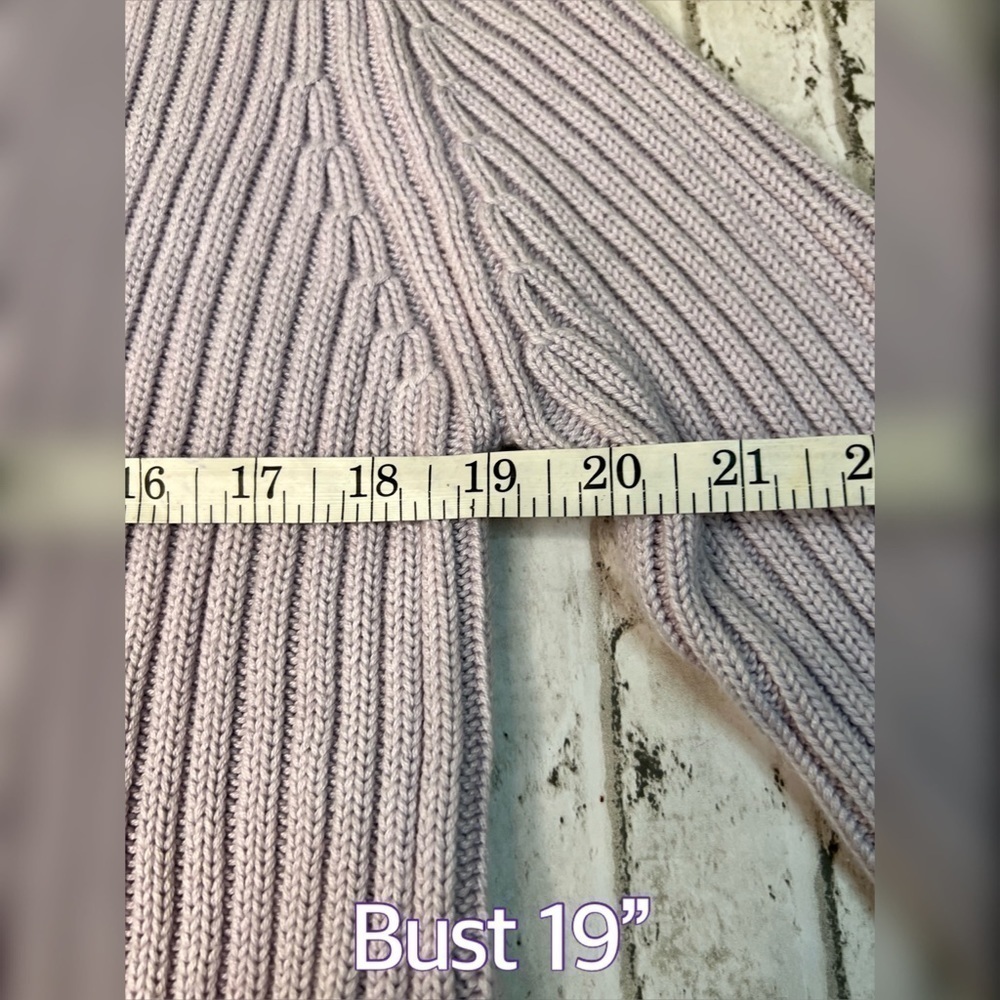 Lilac Purple Olsen Collection Sweater 💸 Womens 8 Medium - Picture 8 of 12